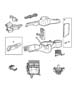 Diagram Air Conditioning and Heater, ATC (LHD). for your 2001 Chrysler 300