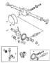 Axle,Rear,with Differential and Carrier,Chrysler Model 8.25. Diagram