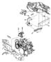 Diagram Mounts, Engine (EGA). for your 2017 RAM 1500