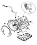 Diagram Case and Related Parts 45RFE (DG4). for your Jeep Commander