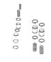 BOLT, Used for: BOLT AND WASHER, Used for: SCREW AND WASHER. Hex Flange Head, Hex Head. M10X1.50X28.00, M10x1.50x30.00, M10x1.5x25, M10x1.5x28, M8x1.25x20.00. Left, Left Front, Mounting, Right, Right Front. image