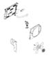 Radiator and Related Parts 5.9L Engine. Diagram