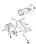 Diagram Case and Related Parts Full Time [ELEC,SHIFT-ON-THE-FLY,F/TIME T/CASE]. for your 2007 Jeep Compass BASE