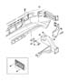 Diagram Bumper, Front. for your 2002 Chrysler 300 M