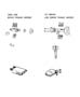 Diagram Lock Cylinders and Components. for your 2005 Chrysler 300