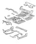 Diagram Floor Pan. for your 2000 Chrysler 300 M