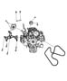 Alternator (5.9L Engine). Diagram