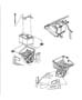 Battery Tray and Cables. Diagram