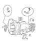 Diagram Case and Related Parts - 5600 6 Speed (DEE). for your 2008 RAM 1500