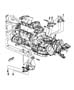 Diagram Mounts, Engine [3.3L V6 OHV ENGINE]. for your 2018 Jeep Compass LATITUDE