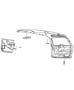 Image of HOUSING, MODULE. Electronic, Overhead Console. With Electronic Vehicle. image for your 2023 Chrysler 300   