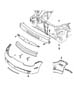 Diagram Fascia, Front. for your 2007 Jeep Compass