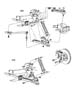 Diagram Suspension, Front. for your 1999 Chrysler 300 M