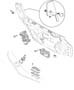 Diagram Door, Front Lock And Controls. for your 2007 RAM 1500