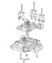 Diagram Electronic - Hydraulic Control Unit. for your 2004 Jeep Wrangler