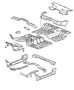 Diagram Floor Pan. for your 2000 Chrysler 300 M