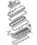 Diagram Cylinder Head, 5.9L Diesel (ETC,ETH). for your 2014 RAM 2500 LARAMIE MEGA CAB 5.7L Hemi V8 A/T 4X2