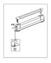 Diagram Carrier Kit - Ski (Six Pair). for your 2015 Jeep Wrangler SPORT