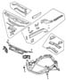 Diagram Frame, Front. for your 2011 RAM 1500 Outdoorsman Std Cab