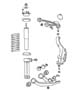 Diagram Suspension,Front and Strut. for your 2003 Jeep Liberty SPORT 3.7L Power Tech V6 A/T 4X4