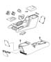 Diagram Console, Floor. for your 2004 Chrysler Pacifica 3.5L V6