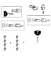 Diagram Lock Cylinder and Keys. for your 2007 Dodge SPRINTER