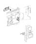 Diagram Door, Front Lock And Controls. for your 1999 Chrysler 300 M