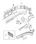 Diagram Bumper, Front. for your 2000 Chrysler 300 M