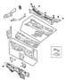 Diagram Cowl Screen And Shield. for your 2004 Chrysler Pacifica