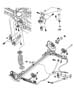 Diagram Suspension Rear. for your 2003 Jeep Liberty