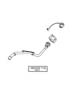 Diagram Fuel Tank Filler Tube. for your 2018 Jeep Cherokee Latitude Plus 3.2L V6 A/T 4X4