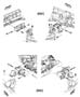 Engine Mounting, Front, 2.4 (ED1) 4.0 (ERO). Diagram