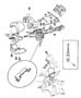 Image of SHIELD. Steering Coupling. Up To 10/21/02, Use Up. image for your 2004 Chrysler 300  M 