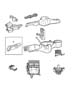 Diagram Air Conditioning and Heater, ATC with Zone [ATC - W/3 Zone Temp Control]. for your 2003 Chrysler Town & Country EX