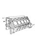 Diagram Cylinder Block 8.0L Engine. for your 2021 RAM 1500 Tradesman Crew Cab 3.6L V6 4WD