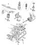 Diagram Suspension, Front. for your 2004 Chrysler 300 M