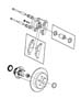 Diagram Brakes, Rear Disc. for your 2023 Jeep Cherokee Latitude Plus