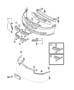 Front Bumper and Fascia - Dodge. Diagram