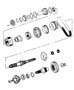 Diagram Gear Train [4:1 ROCK-TRAC HD PART TIME 4WD SYS]. for your Jeep RENEGADE TRAILHAWK