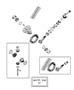 Diagram Differential,Without Vari-Lok Progressive [VARI-LOK PROGRESSIVE REAR AXLE],Dana 44/226MM [Axle - Rear, Dana 44/226MM]. for your Dodge Ram 1500
