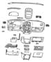 Diagram Instrument Panel--silencers--covers. for your 2020 Jeep Compass Trailhawk