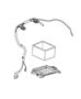 Battery Tray And Cables. Diagram