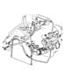 Accumulator, Condenser and Lines 2.7L Diesel Engine. Diagram