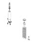 Diagram Spring and Shocks,Front. for your 2001 Chrysler 300 M