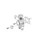 Diagram Throttle Body [2.4L I4 DOHC 16V HO TURBO ENGINE]. for your 2007 Jeep Compass