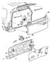 Diagram Swing Gate, Latch and Hinges. for your 2016 RAM 1500