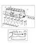 Diagram Cylinder Block (ERH). for your Jeep