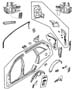 Diagram Panels, Rear Quarter. for your Chrysler Pacifica