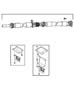 Diagram Shaft,Propeller,Rear,2 Piece,Body 41,42,62,DR 1,2,3. for your 2003 Chrysler 300 M