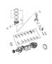 Diagram Crankshaft and Piston, 5.9L Diesel (ETC,ETH). for your Chrysler 300 M